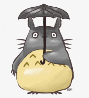 Totoro Umbrella Png - Cartoon