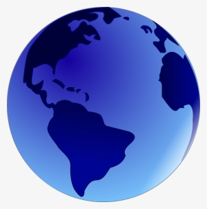 Earth Blue Globe Free Vector Graphic On - Blue Globe Clipart