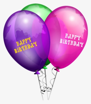 Happy Birthday Balloons High Quality Png - Happy Birthday Birthday Balloon Png