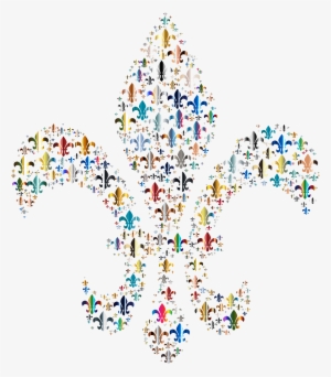 This Free Icons Png Design Of Colorful Fleur De Lis