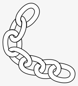 White Chain Clip Art - Chain Clipart Black And White