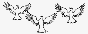 This Free Icons Png Design Of Three Doves