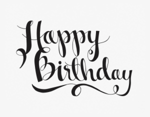 Happy Birthday Letter Png Free Download - Calligraphy