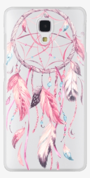 Watercolor Pink Dreamcatcher Feather Dream Catcher - Marmont Hill 'dreamcatcher' Framed Painting Print