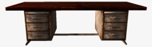 Wooden Office Desk - Desk Png