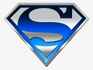 silver superman logo png