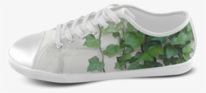Watercolor Vines, Climbing Plant Women's Canvas Shoes - Tennis Shoe
