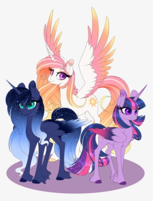 Alicorn Redesigns By Olivine - Mlp G5 Princess Luna