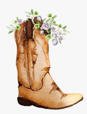 Cowboy Boot Flowers - Cowboy Boot