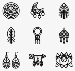 Picture Royalty Free Download Lines Icon Packs Vector - Boho Icon Png