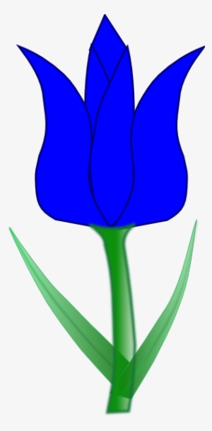 Clip Art At Clker Com Vector Online - Tulip Flower Clip Art