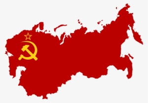 The System Of Communist Government Developed Over A - Soviet Union Flag Map