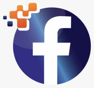 Facebook Logo Depicted In Net Credit Union Logo Circle - Cross