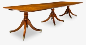 Georgian Three-pedestal Dining Table - Table