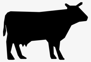 Cow Silhouette - - Señal De Transito Animales En La Via