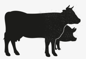 Clip Cow Silhouette Clipart - Cattle