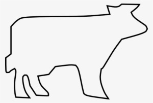 Cow Outline Clip Art - Cow Outline Clipart