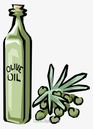 Olive Oil Royalty Free Vector Clip Art Illustration - Olive Oil Clip Art