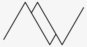 mountain outline - triangle