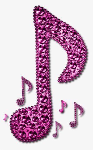 Music Notes Heart Wallpaper - Purple Musical Notes