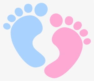 Right Baby - Blue And Pink Feet