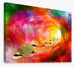 Footprints Of A Soul Canvas Print - Painting