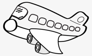 Popular Images - Airplane Clipart Black And White