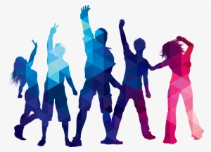 Poster Transprent Free Download - Group Dance Silhouette Png