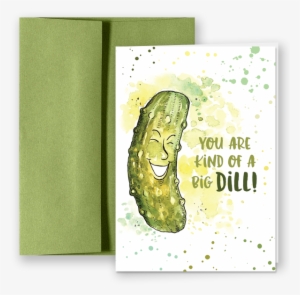 Dill Pun Watercolor - Watercolor Painting