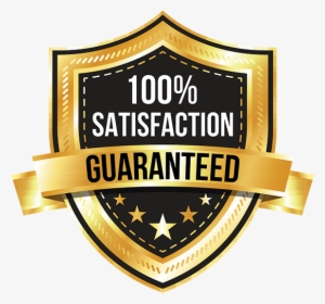 100 Percent Satisfaction Guaranteed - Money Back Guarantee Badge