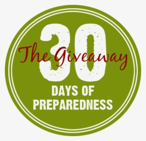 30 Days Of Preparedness Giveaway September 2015
