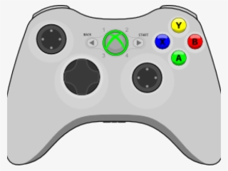 Video Game Clipart Controler - Xbox 360 Controller Clip Art