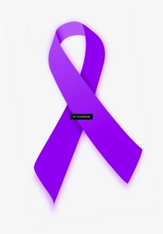 Purple Ribbon Art
