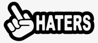 Haters Sticker