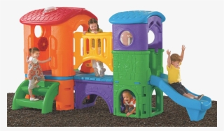 Clubhouse Multicolor - Clubhouse Climber With Slides