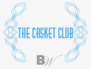 Casket Club Shirt Blue Outlines