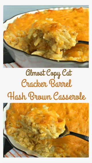 Almost Copy Cat Cracker Barrel Hash Brown Casserole - Pot Pie