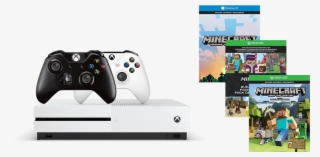Microsoft Xbox One S 500gb Console With Minecraft Bundle - Xbox One S Minecraft