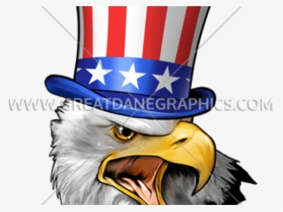 Uncle Sam Clipart Head - Uncle Sam Bald Eagle