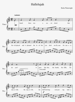 Hallelujah - It& - Hallelujah Song Piano