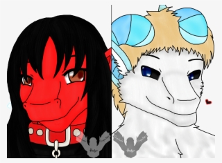 Draness Polarice Couple Icon - Cartoon