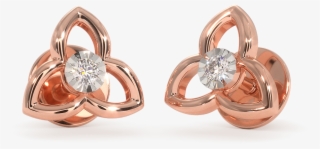 Saafia Diamond Gold Earrings 18kt Handmade Jewellery - Earring