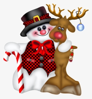 Transparent Cane Free Buckle Snowman Png - Holiday Hugs