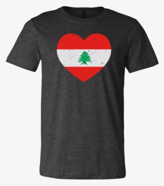 Lebanese Heart Shirt - Pink Ribbon Pocket Heart Side Black Tee Shirt..unisex