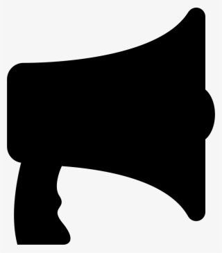 Speaker Transparent Silhouette Png Black And White - Silueta De Megáfono