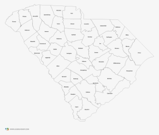 South Carolina County Map Png
