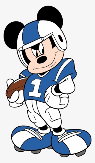 Mickey Standing With Football