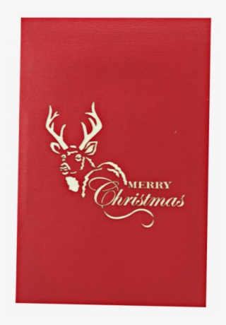 Santa Claus Reindeer 3d Card - Reindeer