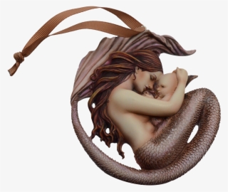 5 Motherhood Ornament Mermaid Figurine Artist - Mermaid And Baby Ornament