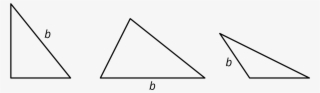 For Each Triangle, A Base Is Labeled B - Portable Network Graphics